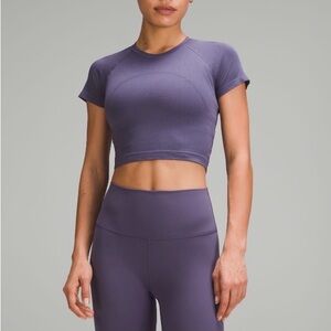Lululemon Swiftly Tech Cropped short sleeve shirt 2.0